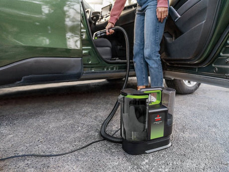 Bissell Little Green Max Pet Series 3857 Portable Carpet Cleaner, 32 oz Tank, 3 in W Cleaning Path