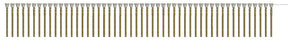 Camo 0395042 Screw, Tan, #9 Thread, 3 in L, Bugle Head, T20 Drive, Steel