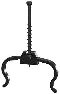 Camo 0344354 Edge Clip, 2-1/4 in L, Stainless Steel, Trim Head, Star Drive, Sharp Point, 90/BX