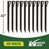 Master Mark Terrace Board 10 in. H Plastic Black Stake Kit