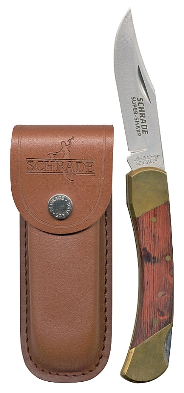 Uncle Henry LB7 Folding Pocket Knife, 3.7 in L Blade, Stainless Steel Blade, 1-Blade