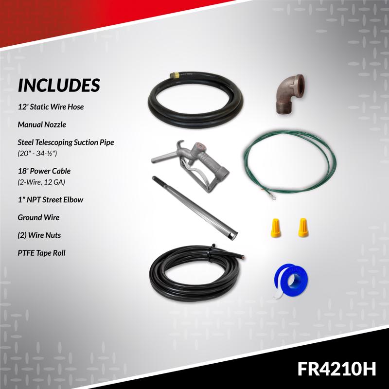 Fill-Rite Cast Iron High Flow Fuel Pump 20 gpm