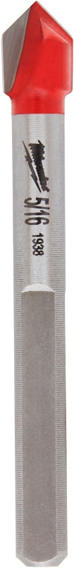 Milwaukee 48-20-8983 Drill Bit, 5/16 in Dia, 2-1/4 in OAL, 3/16 in Dia Shank, Round Shank, Carbide