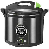 Presto 02144 Digital Pressure Canner, 12 qt, 1485 W, Stainless Steel, Black, 14 in L, 17 in W, 16 in H