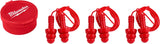 Milwaukee 48-73-3151 Reusable Ear Plugs, 26 dB NRR, Silicone, Red