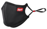Milwaukee 48-73-4238 3-Layer Performance Face Mask, L/XL Mask, Black, Nylon/Polyester/Spandex Facepiece, 3/PK