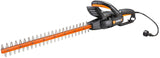 Worx WG217 Electric Hedge Trimmer, 4.5 A, 120 V, 3/4 in Cutting Capacity, 24 in Blade, Black
