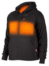 Milwaukee 306B-21-2XL Heated Hoodie, 2XL, Men's, Black, Regular