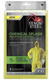 Venom Steel VENCV400XXL Coveralls, 2XL, Unisex, Fabric, Blue