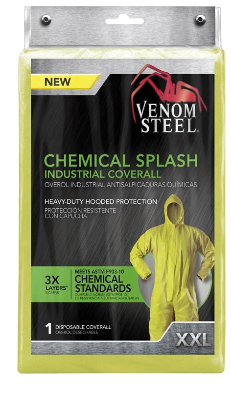 Venom Steel VENCV400XXL Coveralls, 2XL, Unisex, Fabric, Blue