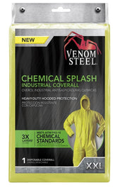 Venom Steel VENCV400XXL Coveralls, 2XL, Unisex, Fabric, Blue