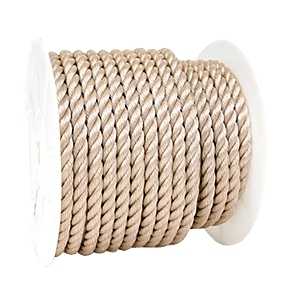 Baron 50120 Rope, 5/8 in Dia, 140 ft L, 700 lb Working Load, Polypropylene, Tan