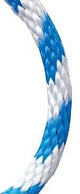 Baron 51213 Derby Rope, 3/8 in Dia, 50 ft L, 180 lb Working Load, Polypropylene, Blue/White