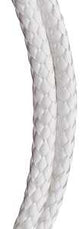 Baron 52306 Rope, 3/16 in Dia, 50 ft L, 70 lb Working Load, Nylon, White