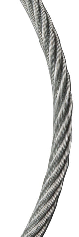 Baron 695940 Cable, 3/32 in Dia, 500 ft L, Steel, Galvanized