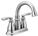 Moen Hilliard Series 84537 Bathroom Faucet, 1.2 gpm, 2-Handle, 3-Faucet Hole, Metal, Chrome Plated