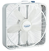 Lasko 3720 Box Fan, 120 V, 3-Speed, 2095 cfm Air, White