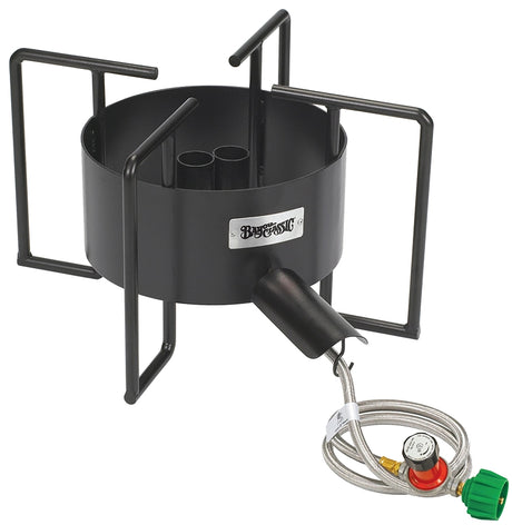 Bayou Classic SP40 Double Jet Outdoor Cooker, 2-Burner, LPG, Stainless Steel