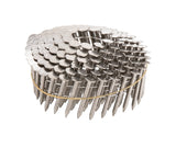 Stinger 0611074S Roofing Nail, 1-1/4 in L, 0.12 in Gauge, 316 Stainless Steel, Flat Head, Ring Shank