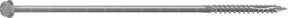 Camo 0369279 Structural Screw, 5/16 in Thread, 10 in L, Hex Head, Hex Drive, Sharp Point, Hot-Dipped Galvanized, 250