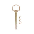 Koch 4012113 Hitch Pin, 2 Hitch, 3/8 in Dia Pin, 4-1/4 in OAL, Zinc