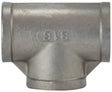 Anderson Metals 62252B Pipe Tee, 3/8 in, Threaded, 304 Stainless Steel, 150 psi Pressure