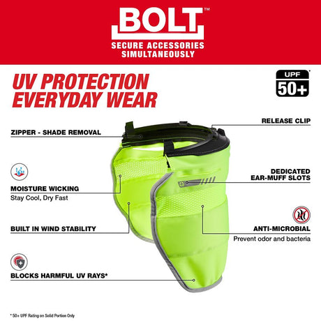 Milwaukee BOLT 48-73-1070 Sunshade, Polyester