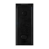 Heath Zenith 18000159 Pushbutton Doorbell, Wireless, Rectangular, Black