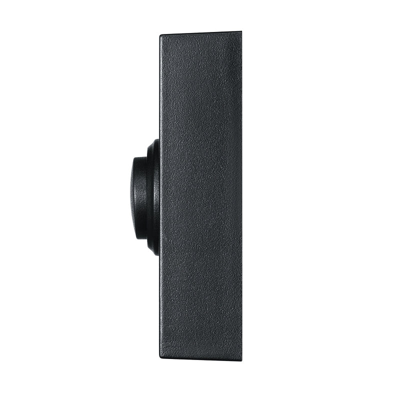 Heath Zenith 18000159 Pushbutton Doorbell, Wireless, Rectangular, Black