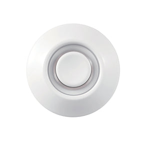 Heath Zenith 18000143 Doorbell Pushbutton, Wired, Metal, White, Lighted