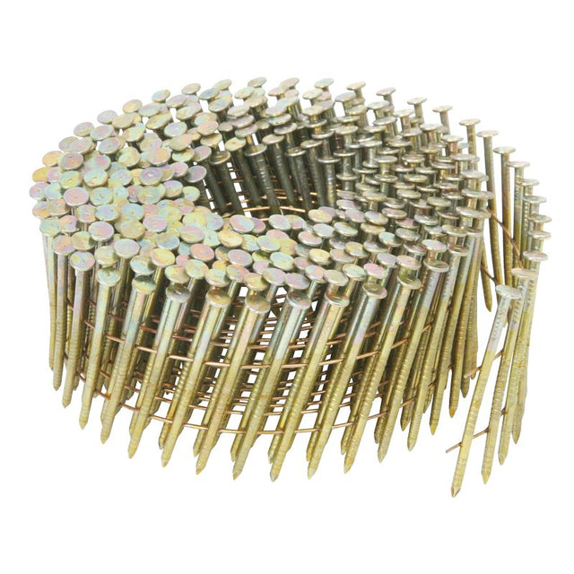 Metabo HPT HIT 13335 Siding Nail, 2 in L, Electro-Galvanized, Full Round Head, Ring Shank