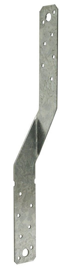 Simpson Strong-Tie MTS Series MTS12 Medium Twist Strap, 12 in L, 117 mm W, Steel, Zinc Galvanized, Pack of 100
