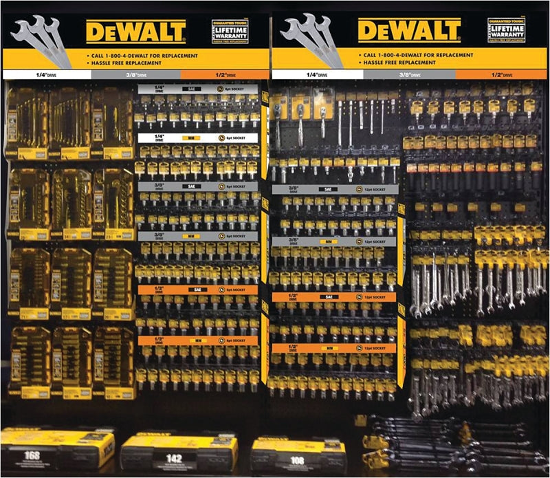 DEWALT DWMT74223 Series Socket Set, Specifications: 1/2 in Drive Size, Includes: Deep Impact Socket