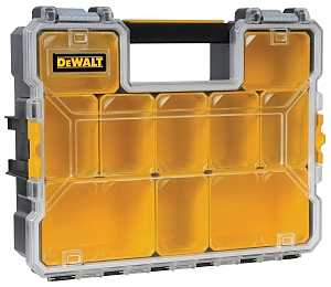 DEWALT DWST14825 Pro Organizer with Metal Latch, 17-1/2 in L, 14 in W, 17-1/2 in H, 1-Compartment, 10-Drawer