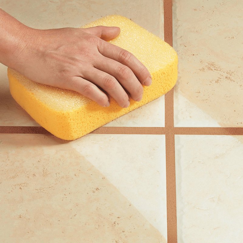 QEP 70007-24 Two-Sided Sponge, 7-1/2 in L, 5-1/4 in W, 1-7/8 in Thick, Synthetic Fiber, Yellow