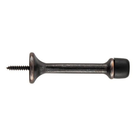 National Hardware 236 Series N830-547 Rigid Door Stop, 3-1/16 in Projection, Zinc, Oil-Rubbed Bronze