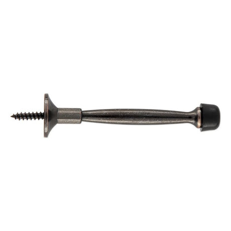 National Hardware 236 Series N830-553 Rigid Door Stop, 4 in Projection, Zinc, Oil-Rubbed Bronze