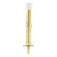 National Hardware N830-560 Utility Door Stop, 23/32 in Dia Base, 3 in Projection, Zinc, Brass