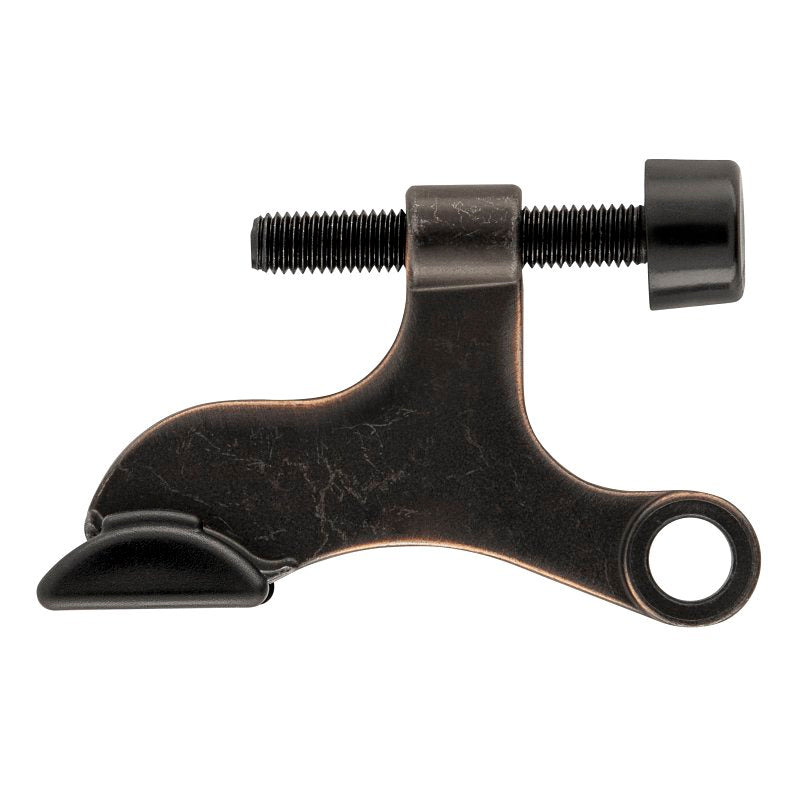 National Hardware N830-561 Hinge Pin Door Stop, 17/32 in Dia Base, 2-1/16 in Projection, Steel/Zinc, Oil-Rubbed Bronze