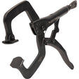 Klein Tools 38622 Locking Plier, 11.98 in OAL, 3.9 in Jaw Opening, Black Handle, Molded Handle, 1.06 in W Jaw