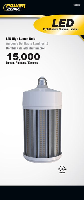 Pinegreen Lighting CL-CB150 LED COB Bulb, 800 W Equivalent, E26 Medium Edison, E39 Mogul Lamp Base, 5000 K Color Temp