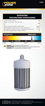 Pinegreen Lighting CL-CB150 LED COB Bulb, 800 W Equivalent, E26 Medium Edison, E39 Mogul Lamp Base, 5000 K Color Temp