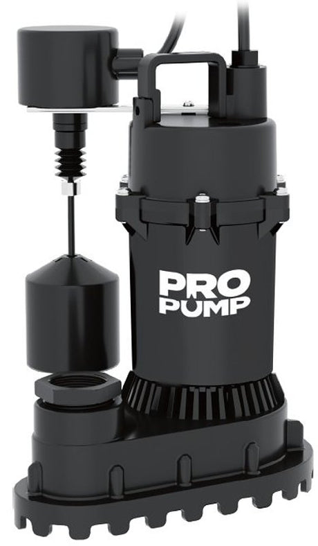 PRO PUMP SP33PLV Vertical Sump Pump, 1/2 hp, Aluminum Housing Material