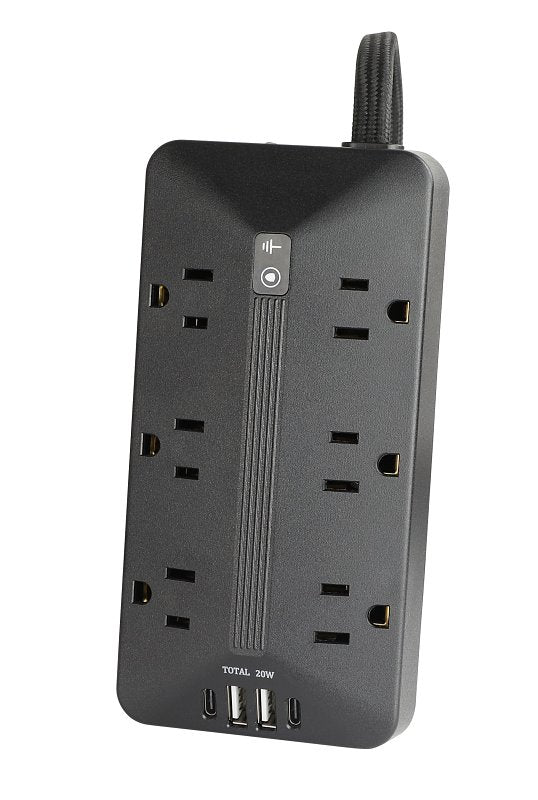 Powerzone ORPBSUC409 Pyramid Surge, 6 ft L Cable