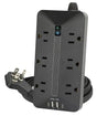 Powerzone ORPBSUC409 Pyramid Surge, 6 ft L Cable