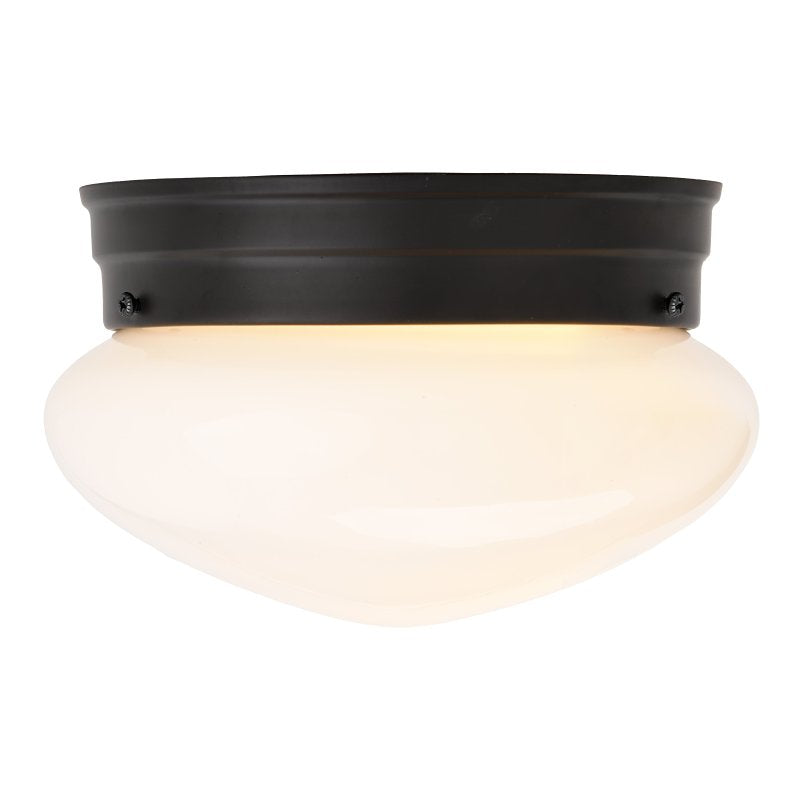 Boston Harbor OG24007 Ceiling Light, 120 V, 1-Lamp, Black Fixture, Matte Black Fixture