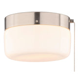 Boston Harbor OG24014 Ceiling Light, 120 V, 2-Lamp, CFL, LED Lamp, Stainless Steel Fixture, Satin Nickel Fixture