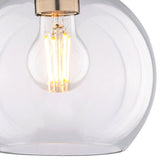 Boston Harbor OG24023 Ceiling Light, 1-Lamp, Metal Fixture, Satin Gold Fixture