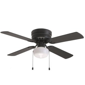 Boston Harbor 42085-MBK Hugger Ceiling Fan, 42 in Sweep