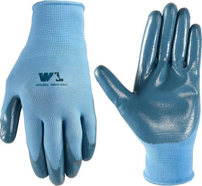 Wells Lamont 497-S Gloves, Women's, S, Nitrile Coating, Polyester, Multi-Color